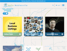 Tablet Screenshot of hellonoblesville.com